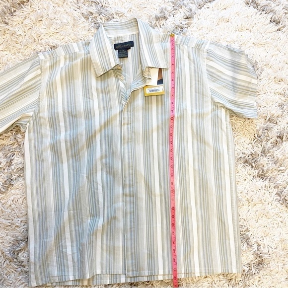 NWTs of the earth | 100% Organic Cotton Senna Strip Button Down Size 2X - Picture 8 of 8